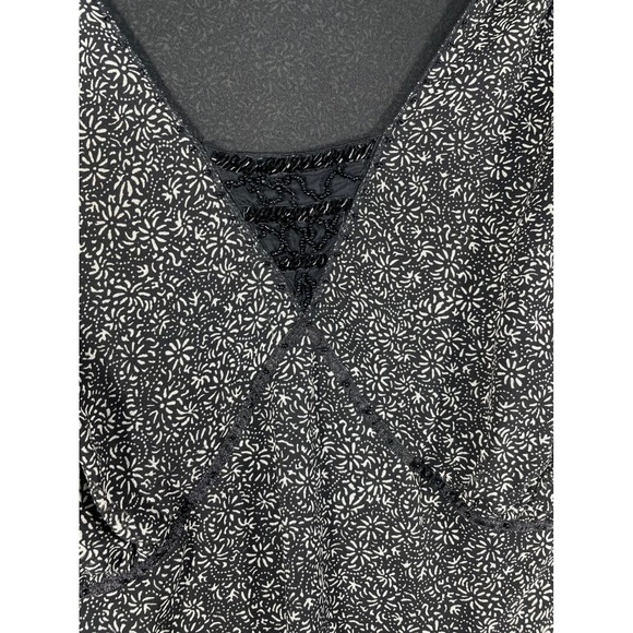 Motherhood Maternity Blouse Floral Print Long Sleeve‎ Sheer Black Top 3X Women - Picture 4 of 11